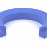 Уплотнение VA-090, VA-90 81х93х11 V-ring 90, VA-ring 90 PU,PU54/M87/синий, арт. 70-08-910033-poly,          Полиуретан 