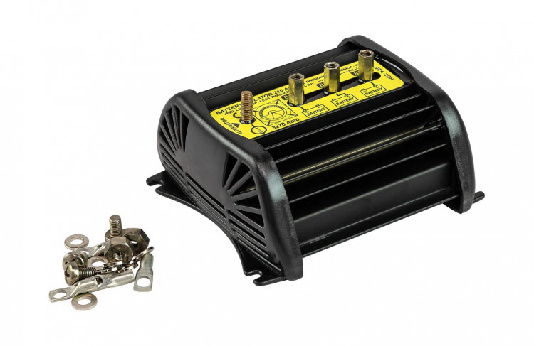 Зарядный изолятор, 70 A, 3 аккумулятора, 65x127x136 мм, арт. 14-922-53,          Osculati 