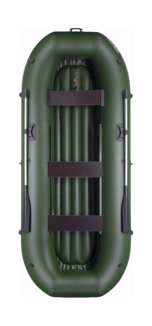 Надувная лодка ПВХ UREX-38, НД, для сплава, зеленая
