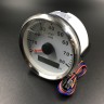 Тахометр 0-8000 об/мин (белый, хромированный ободок), арт. 900-00016,          РРЦ РАЗНОЕ 