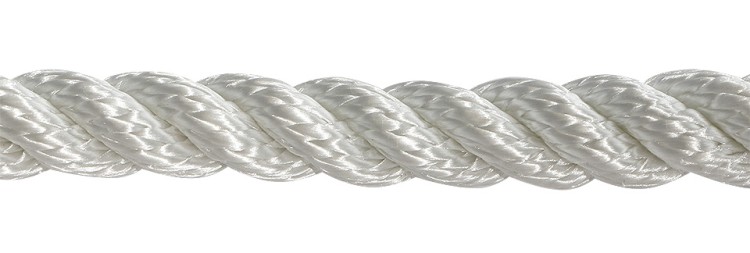 ТРОС 3-ПРЯДНЫЙ ИЗ НЕЙЛОНА 3STR NYLON, 12 мм, НАТУРАЛЬНЫЙ, 200 м, арт. 10247141,          Marlow 