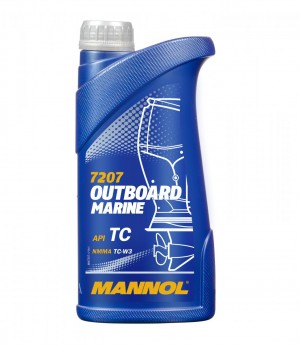 Масло полусинт.  2-такт MANNOL Outboard Marine ( 1л), 7207-1     