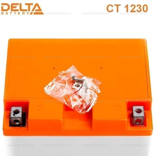 Мотоаккумулятор Delta 30 Ач CT 1230 (YTX30L-BS), арт. CT-1230,          Delta  Мотоаккумулятор Delta 30 Ач CT 1230 (YTX30L-BS), арт. CT-1230,          Delta