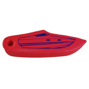 Брелок плавающий "Катер", красный