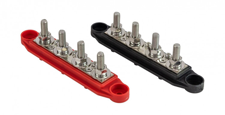 Колодка распределительная электромонтажная, 4 контакта, M8, арт. SXP00082,          SX-TECH  Колодка распределительная электромонтажная, 4 контакта, M8, арт. SXP00082,          SX-TECH