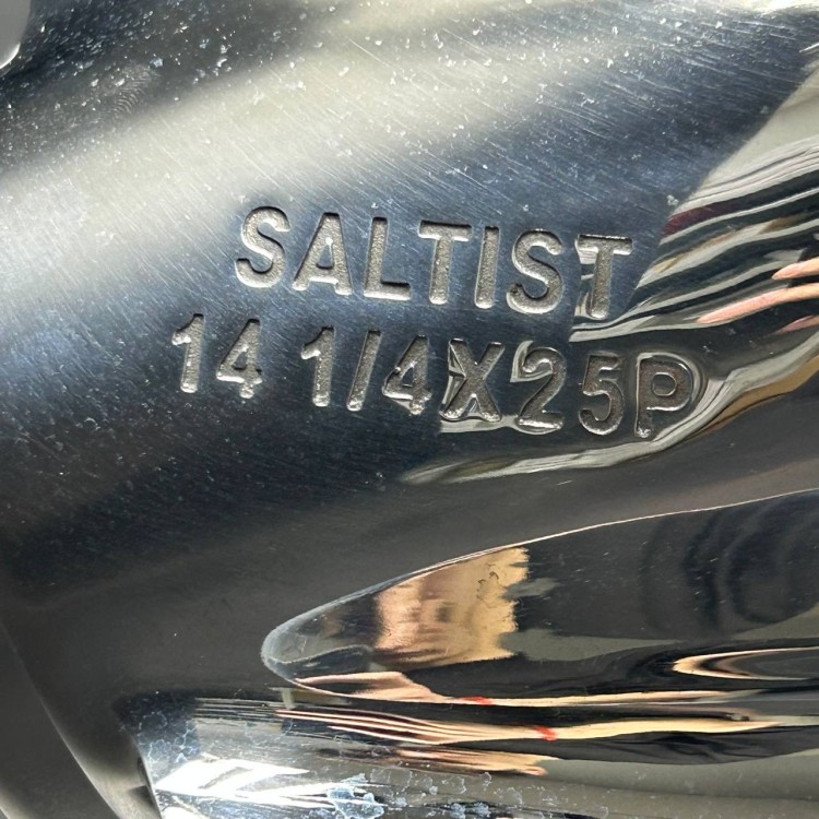 Гребной винт Yamaha 150-300, F150-F275, F300B Saltist AMMA  (3x14 1/4x25) (Сталь) (Polastorm), арт. 5729-3143-25,          POLASTORM 