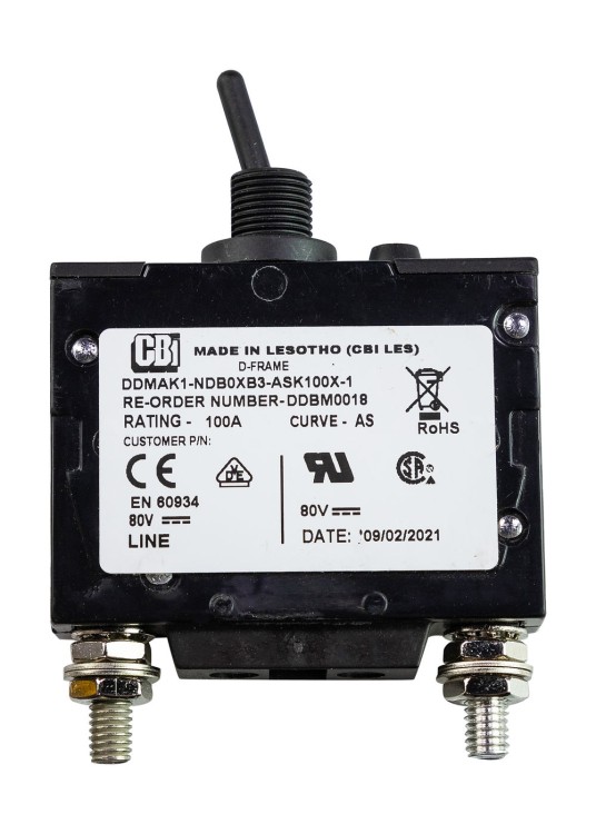 Предохранитель якорной лебедки Italwinch, 100А, арт. MGN.100,          Italwinch 