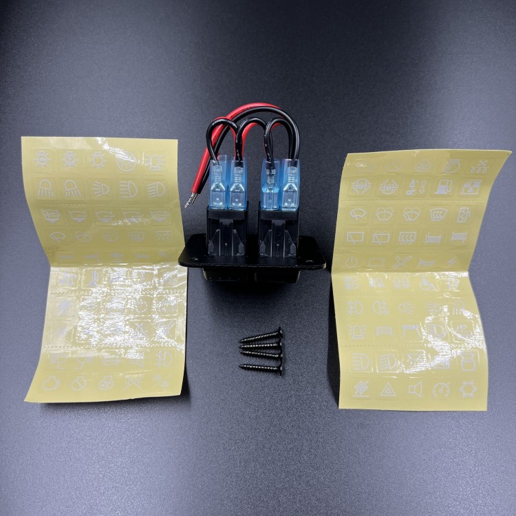 Панель управления (2 тумблера вкл/выкл)(PREMARINE), арт. панель(2)-K,          PREMARINE 