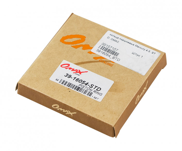 Кольца поршневые Mercury/Tohatsu 4-5; 9.9-15, STD, арт. 3916054_STD_OM,          OMAX 