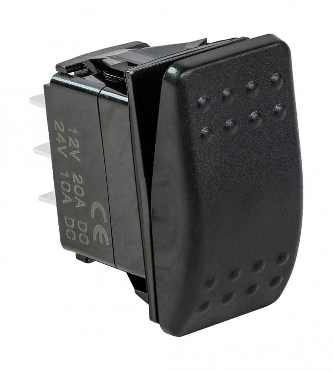 Переключатель трехпозиционный ON-ON-ON 12 В/20А 6Р, арт. 4620136052948,          MARINE ROCKET 