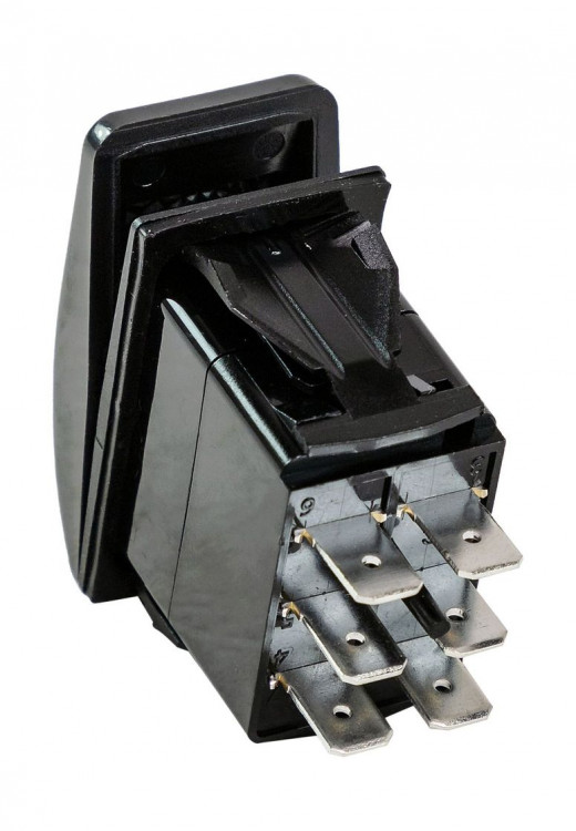 Переключатель трехпозиционный ON-ON-ON 12 В/20А 6Р, арт. 4620136052948,          MARINE ROCKET 