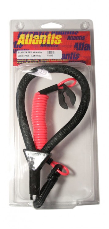 Чека для вм Yamaha с плавающим ремешком, черно-красная, арт. A8146,          Atlantis  Чека для вм Yamaha с плавающим ремешком, черно-красная, арт. A8146,          Atlantis