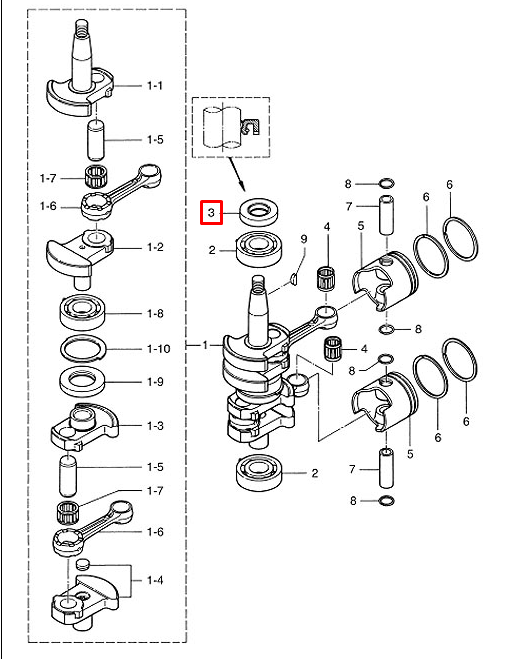 Сальник коленвала Tohatsu 8-9,8 MFS2.5-6  (101-00121-0; 26-803514 ) (20x35x7) (Osaka), арт. 101-00121-0-TW,          OSAKA  Сальник коленвала Tohatsu 8-9,8 MFS2.5-6  (101-00121-0; 26-803514 ) (20x35x7) (Osaka), арт. 101-00121-0-TW,          OSAKA