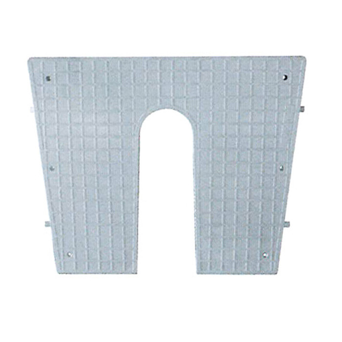 Накладка на транец 430х350 угловая, пластмасса, арт. 6383,          Ceredi 