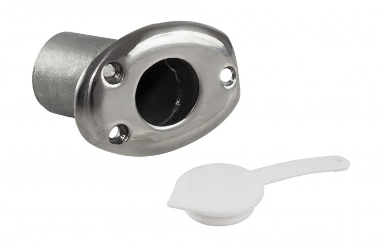 Основание врезное для флагштока д. 25 мм, нержавеющее, арт. 4956,          Sumar 