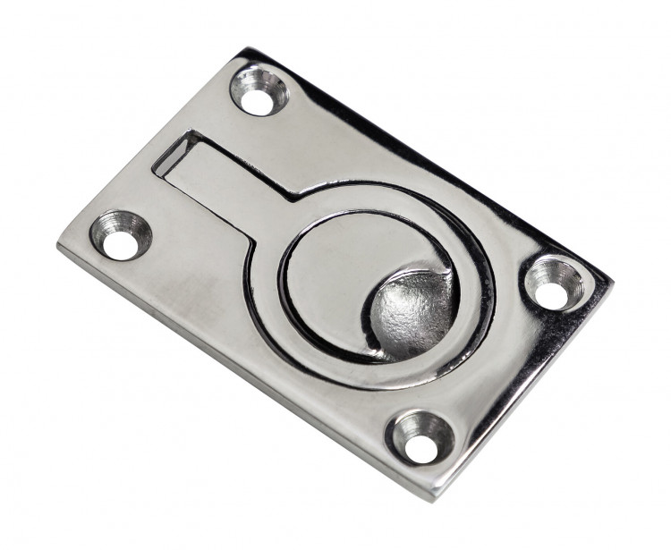 Ручка палубная потайная 62х44 мм, нержавеющая сталь, арт. A271601,          AAA  Ручка палубная потайная 62х44 мм, нержавеющая сталь, арт. A271601,          AAA