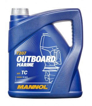 Масло полусинт.  2-такт MANNOL Outboard Marine ( 4л), 7207-4     
