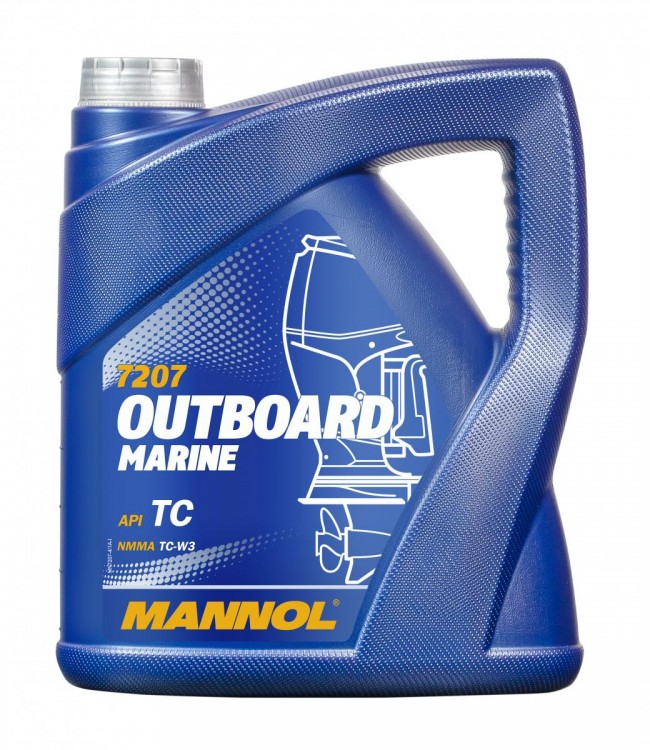 Масло полусинт.  2-такт MANNOL Outboard Marine ( 4л), 7207-4      