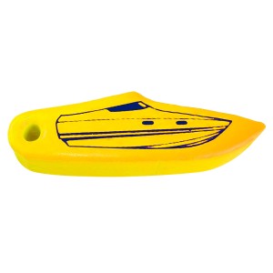 Брелок плавающий "Катер", желтый
