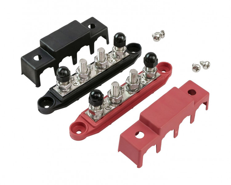 Колодка распределительная электромонтажная, 4 контакта, M10, арт. SXP00083,          SX Tech  Колодка распределительная электромонтажная, 4 контакта, M10, арт. SXP00083,          SX Tech