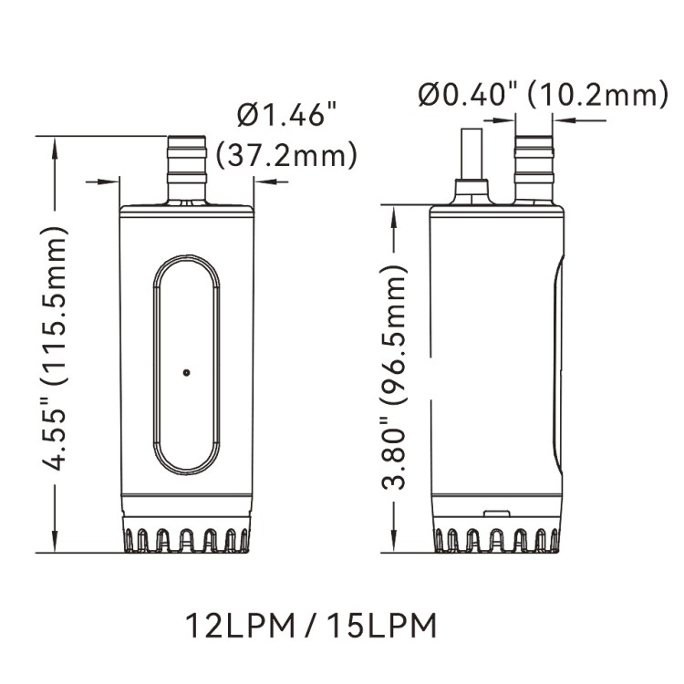 Погружной насос Seaflo, 12 В, 15 л/мин (SFSP1-L015-02), арт. 10270409,          SeaFlo 