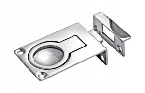 Ручка палубная потайная с защелкой, 57x40 мм, нержавеющая