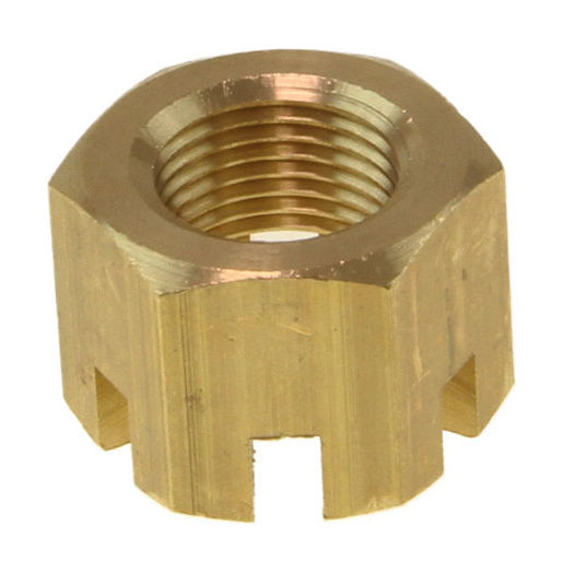 Гайка корончатая М18 на гребной вал Suzuki DT40-225/DF40-300 (27 мм), арт. 0914118005000,          SUZUKI 