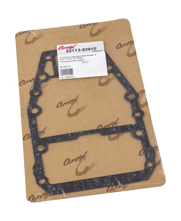 Прокладка под проставку блока  Suzuki DT9.9-15, арт. 5211393910_OM,          OMAX 