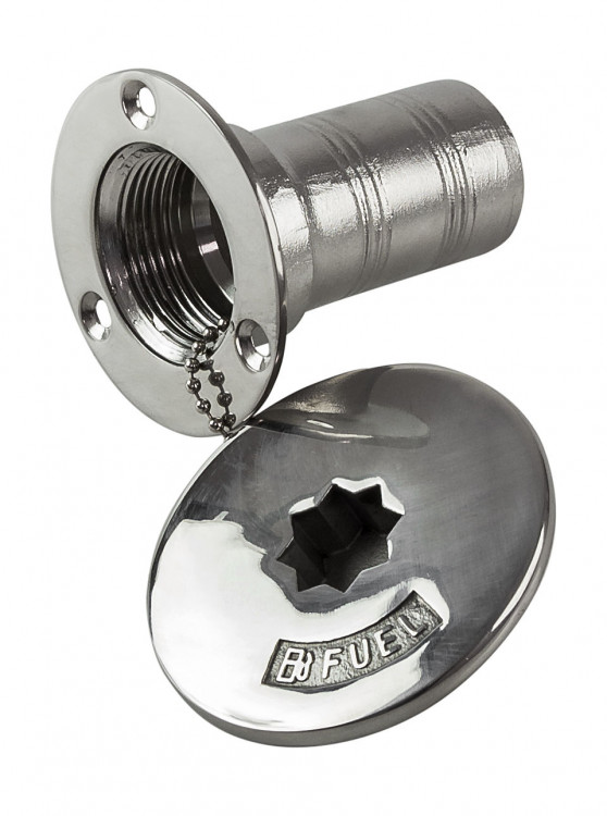 Горловина заливная для бензина, шланг 38 мм , нерж. сталь, под ручку лебедки, арт. 860,          Sumar  Горловина заливная для бензина, шланг 38 мм , нерж. сталь, под ручку лебедки, арт. 860,          Sumar