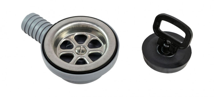 Слив с боковым отводом под 90°, арт. 50-186-98,          Osculati 