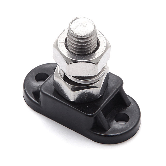 Клемма одинарная 8 мм черная, арт. IS-8MM-1,          BEP Marine 