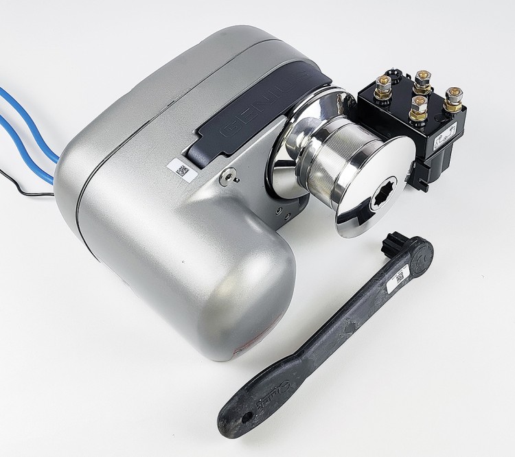 Якорная лебедка «Genius», 500W, 12V, с барабаном, арт. 10236157,          Quick 