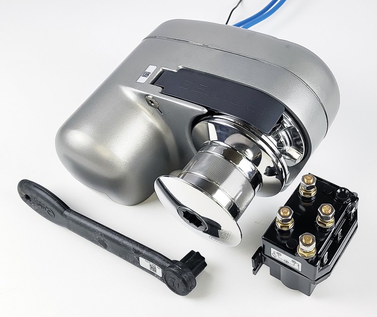 Якорная лебедка «Genius», 500W, 12V, с барабаном, арт. 10236157,          Quick 