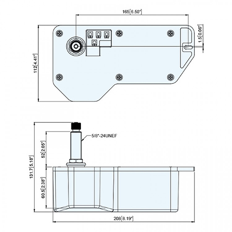 Электропривод стеклоочистителя "ТМС-905", 1 дюйм, 24 В, арт. 10251073,          TMC  Электропривод стеклоочистителя "ТМС-905", 1 дюйм, 24 В, арт. 10251073,          TMC