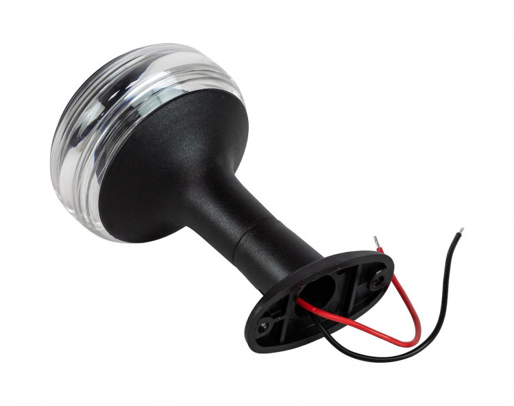 Огонь топовый на стойке 5", черный, 12-24 В, LED, Ba15d, арт. LPARDFXLED00722,          GUMN YIE  Огонь топовый на стойке 5", черный, 12-24 В, LED, Ba15d, арт. LPARDFXLED00722,          GUMN YIE