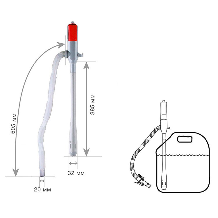 Электрический насос для перекачки топлива, 10 л/мин, арт. 10259341,          Dukshin 
