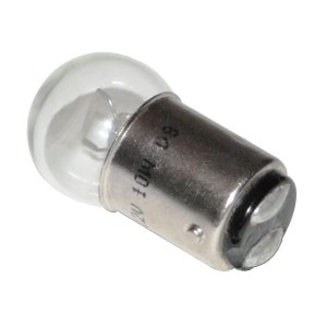 Лампочка двухконтактная с компактной сферической колбой, 12V/10W/BA15D