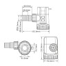 Автоматическая трюмная помпа, 38 л/мин, арт. 10269256,          SeaFlo 