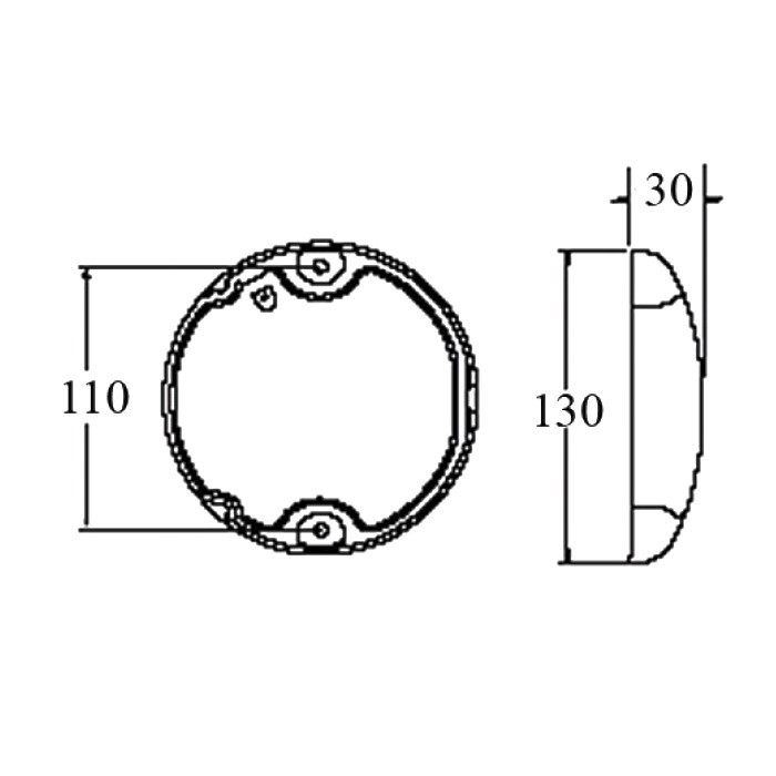 Светильник интерьерный светодиодный накладной 130х30мм, белый корпус, арт. 2JA 959 820-521,          Hella marine 