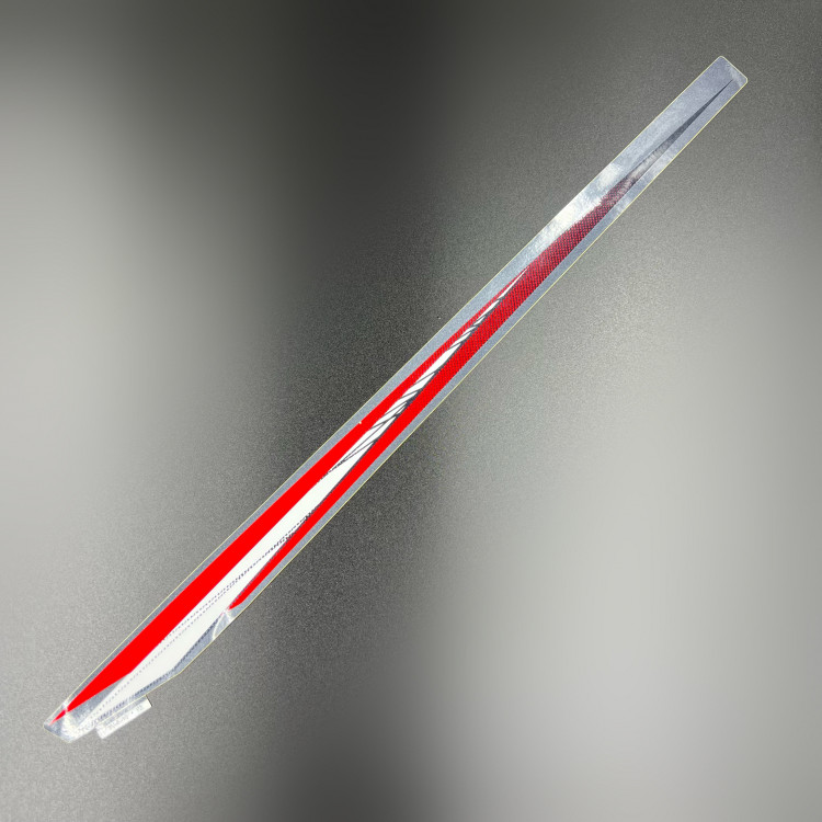 Наклейка боковая правый борт Yamaha 9.9-15 (Yamaha), арт. 63V-42676-40,          YAMAHA 