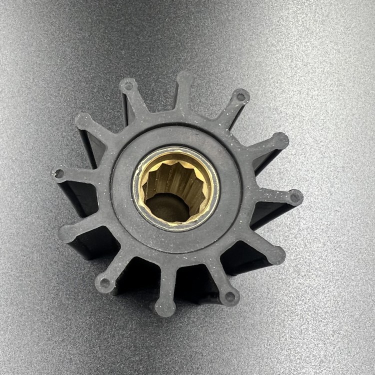 Крыльчатка помпы охлаждения YAMAHA 6TA-12457-00/YANMAR 128170-02070/ Quicksilver/Mercury 879312025/, арт. 09-0812B-K,          PREMARINE 