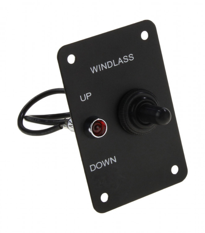 Панель управления якорной лебедкой 52х76 мм, 12 В, 15А, арт. SP2211,          Yih Sean  Панель управления якорной лебедкой 52х76 мм, 12 В, 15А, арт. SP2211,          Yih Sean