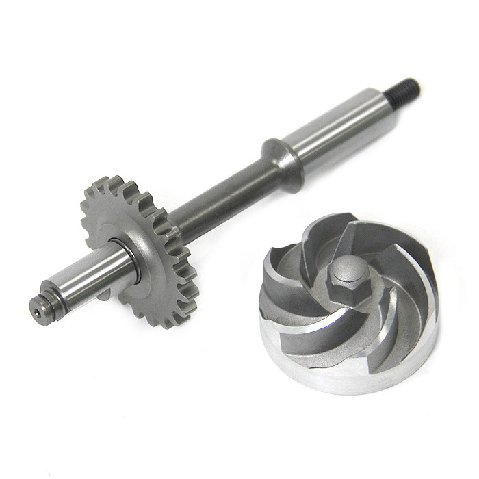 Крыльчатка помпы охлаждения (с валом) Kawasaki/Suzuki AT-10073A, арт. AT-10073A,          Bronco ATV​ 