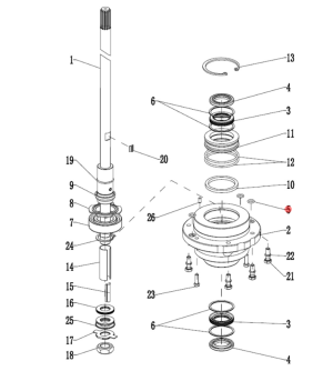 Уплотнительное кольцо/JET 30,40 (PNFM40E-31005) (PREMARINE)