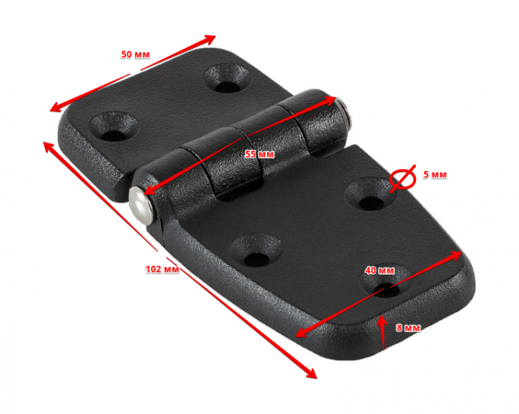 Петля пластиковая 100х50х15,5 мм, арт. C88012,          Easterner  Петля пластиковая 100х50х15,5 мм, арт. C88012,          Easterner