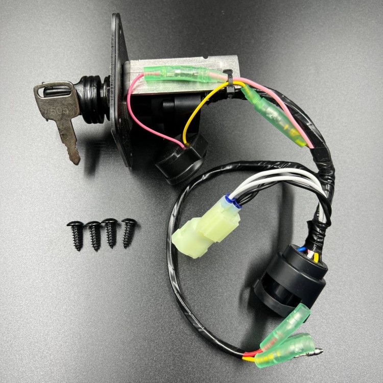 Панель c кнопкой аварийной остановки двигателя с чекой Yamaha F250-350 (PWB), арт. 64D-82570-31-K,          POWEROB 