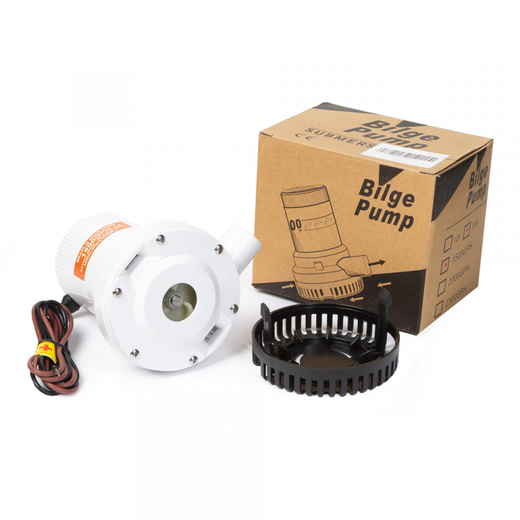 Помпа водооткачивающая SeaFlo трюмная, 24V 1500 галлон/час, патрубок 29 мм, арт. SFBP2-G1500-01-ts,          SeaFlo  Помпа водооткачивающая SeaFlo трюмная, 24V 1500 галлон/час, патрубок 29 мм, арт. SFBP2-G1500-01-ts,          SeaFlo