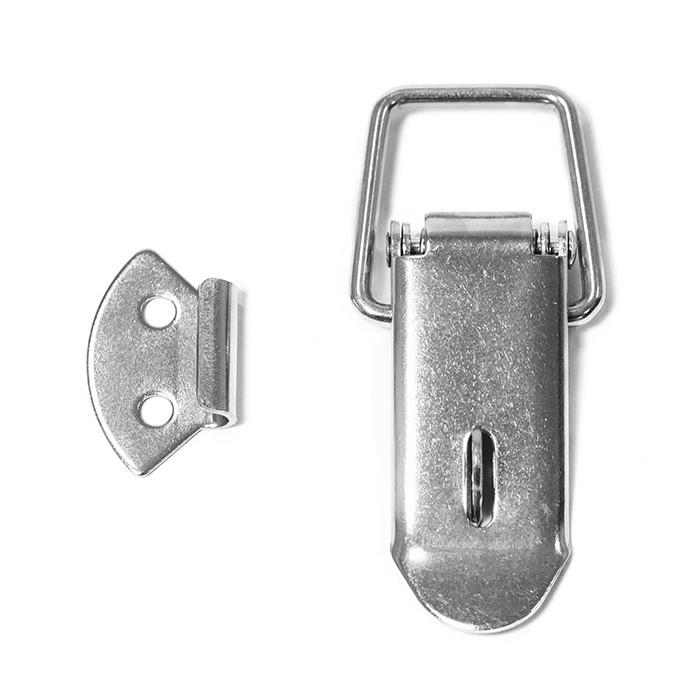 Фиксатор эксцентриковый SUNFINE с ушком для замка 34х40мм, нержавеющая сталь, арт. SF31183-2,          SUNFINE MARINE 