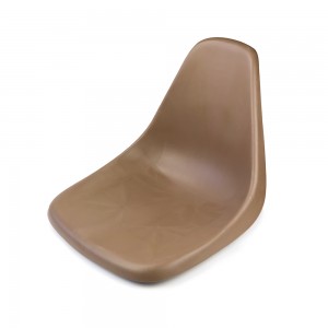 Кресло пластиковое литое, коричневый, Skipper, SK75139BRN-ts