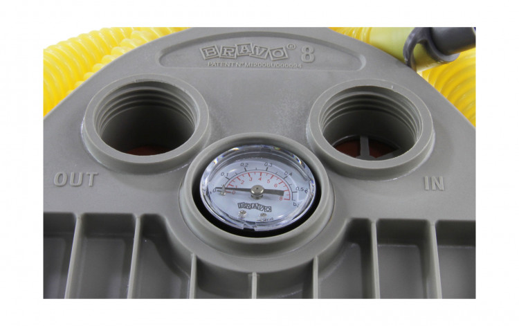 Насос Bravo 8M ножной с манометром, арт. 6090018,          Bravo  Насос Bravo 8M ножной с манометром, арт. 6090018,          Bravo